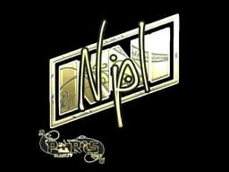 Sticker | npl (Gold) | Paris 2023