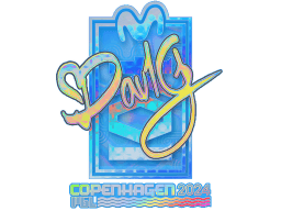 Sticker | dav1g (Holo) | Copenhagen 2024