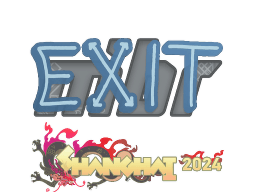 Sticker | exit | Shanghai 2024