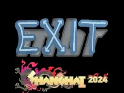 Sticker | exit | Shanghai 2024