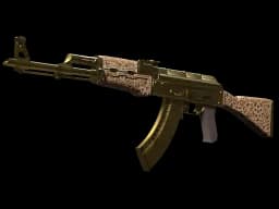 AK-47 | Gold Arabesque (Well-Worn)