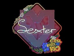 Sticker | dexter (Glitter) | Rio 2022