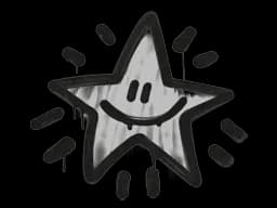 Sealed Graffiti | Shining Star (Shark White)