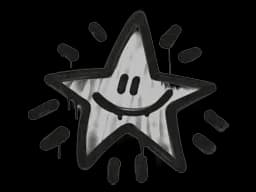 Sealed Graffiti | Shining Star (Shark White)