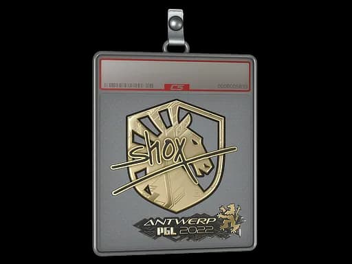 Sticker Slab | shox (Gold) | Antwerp 2022