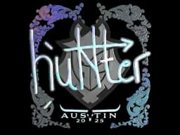 Sticker | huNter- (Holo) | Austin 2025