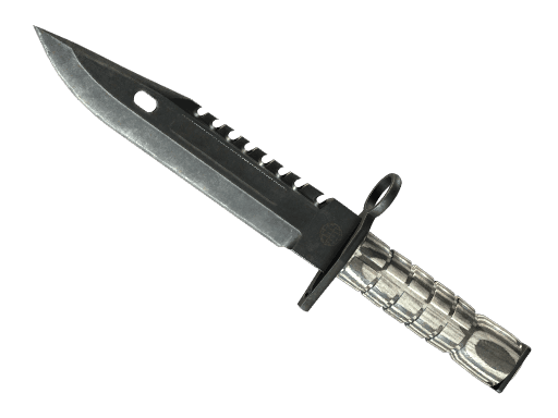 ★ M9 Bayonet | Black Laminate (Well-Worn)