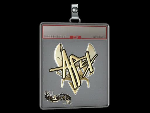 Sticker Slab | apEX (Gold) | Paris 2023