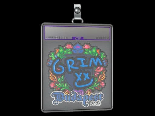 Sticker Slab | Grim (Embroidered) | Budapest 2025