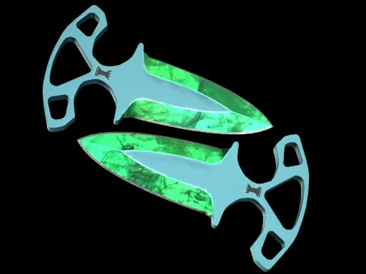 ★ StatTrak™ Shadow Daggers | Gamma Doppler (Factory New) Emerald