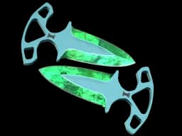 ★ StatTrak™ Shadow Daggers | Gamma Doppler (Factory New) Emerald
