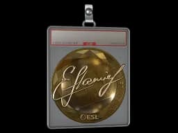 Sticker Slab | flamie (Gold) | Katowice 2019