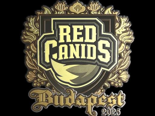 Sticker | RED Canids (Gold) | Budapest 2025