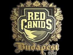 Sticker | RED Canids (Gold) | Budapest 2025