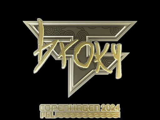 Sticker | broky (Gold) | Copenhagen 2024
