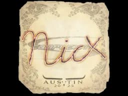 Sticker | nicx | Austin 2025