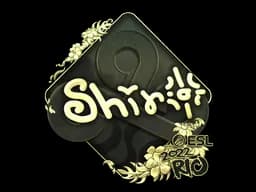Sticker | sh1ro (Gold) | Rio 2022