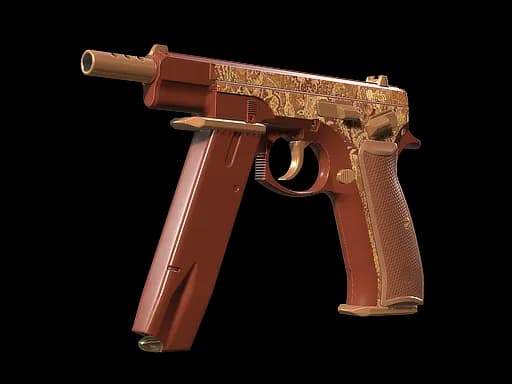 CZ75-Auto | Honey Paisley (Minimal Wear)
