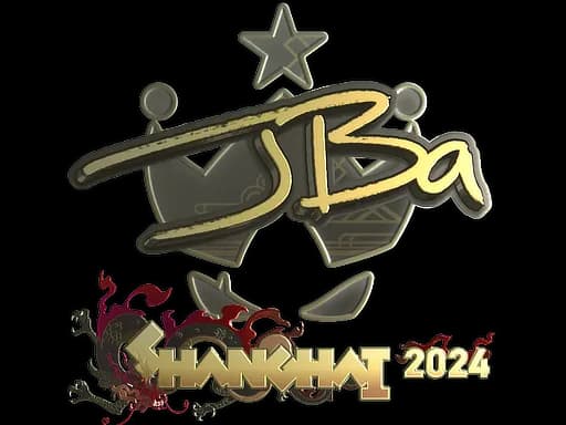Sticker | JBa (Gold) | Shanghai 2024