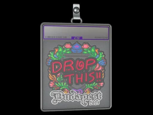 Sticker Slab | drop (Embroidered) | Budapest 2025
