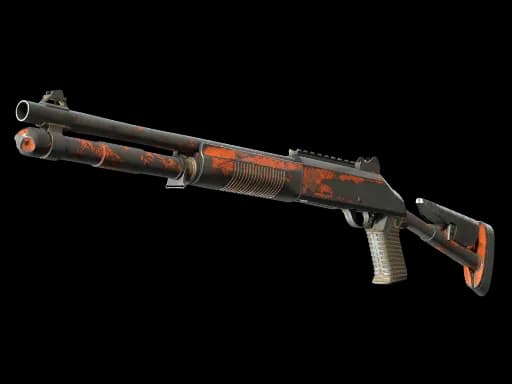 XM1014 | Blaze Orange (Battle-Scarred)