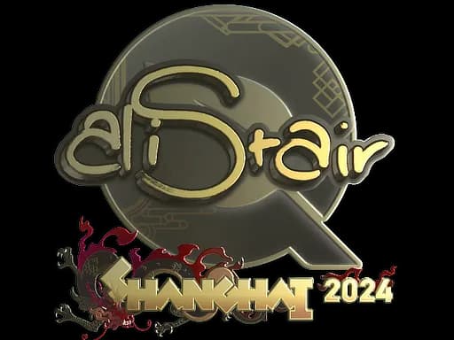 Sticker | aliStair (Gold) | Shanghai 2024