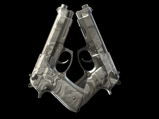 Dual Berettas | Silver Pour (Factory New)