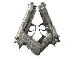 Dual Berettas | Silver Pour (Factory New)