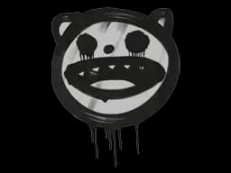 Sealed Graffiti | Happy Cat (Shark White)