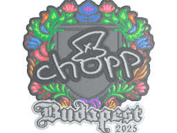 Sticker | chopper (Embroidered) | Budapest 2025