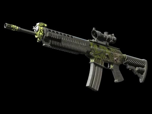 Souvenir SG 553 | Lush Ruins (Battle-Scarred)