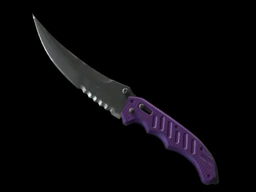 ★ StatTrak™ Flip Knife | Ultraviolet (Well-Worn)