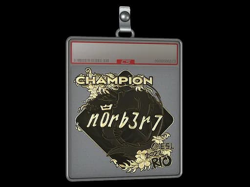 Sticker Slab | n0rb3r7 (Gold, Champion) | Rio 2022