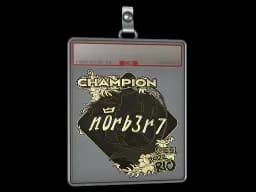 Sticker Slab | n0rb3r7 (Gold, Champion) | Rio 2022
