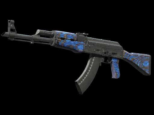 StatTrak™ AK-47 | Blue Laminate (Well-Worn)