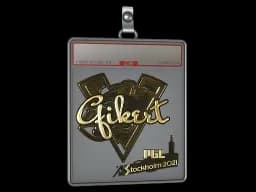 Sticker Slab | Qikert (Gold) | Stockholm 2021