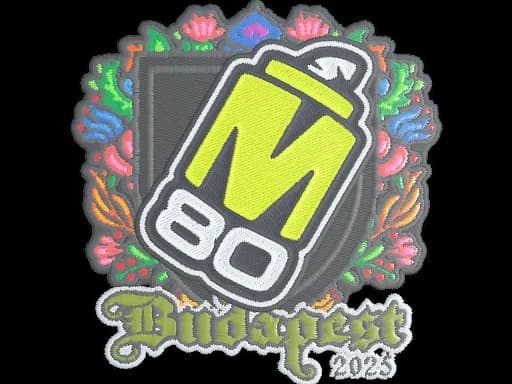 Sticker | M80 (Embroidered) | Budapest 2025