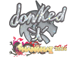 Sticker | donk (Glitter) | Shanghai 2024