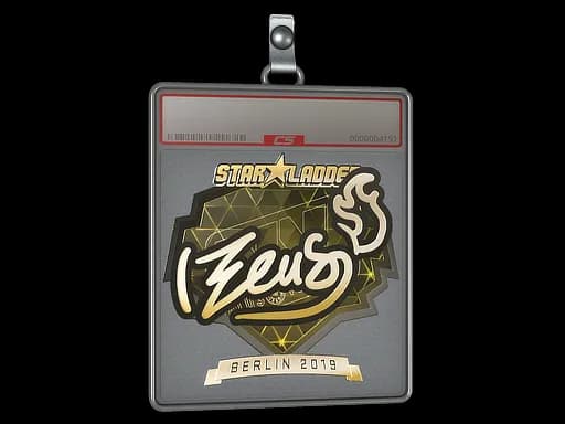 Sticker Slab | Zeus (Gold) | Berlin 2019