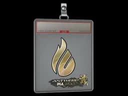 Sticker Slab | Copenhagen Flames (Gold) | Antwerp 2022