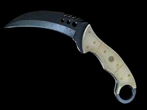 ★ StatTrak™ Talon Knife | Blue Steel (Well-Worn)