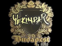 Sticker | YEKINDAR (Gold) | Budapest 2025