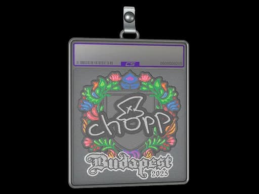Sticker Slab | chopper (Embroidered) | Budapest 2025