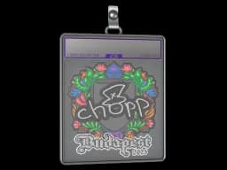Sticker Slab | chopper (Embroidered) | Budapest 2025