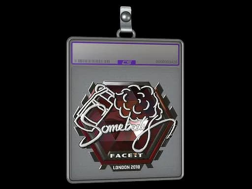 Sticker Slab | somebody (Foil) | London 2018