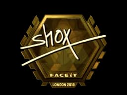 Sticker | shox (Gold) | London 2018
