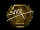 Sticker | shox (Gold) | London 2018 CS2 skin