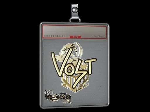 Sticker Slab | volt (Gold) | Paris 2023