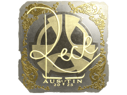 Sticker | reck (Gold) | Austin 2025