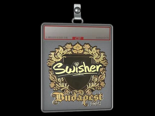 Sticker Slab | Swisher (Gold) | Budapest 2025